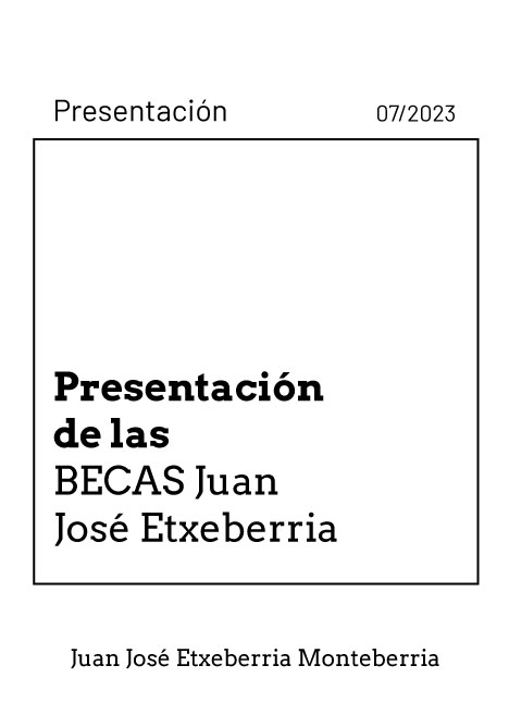 Discurso presentación becas Juan Jose Etxeberria Monteberria Experto en Economia Banca Etica